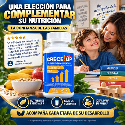 El suplemento con nutrientes esenciales que apoya el crecimiento, la energía y el desarrollo infantil saludable.